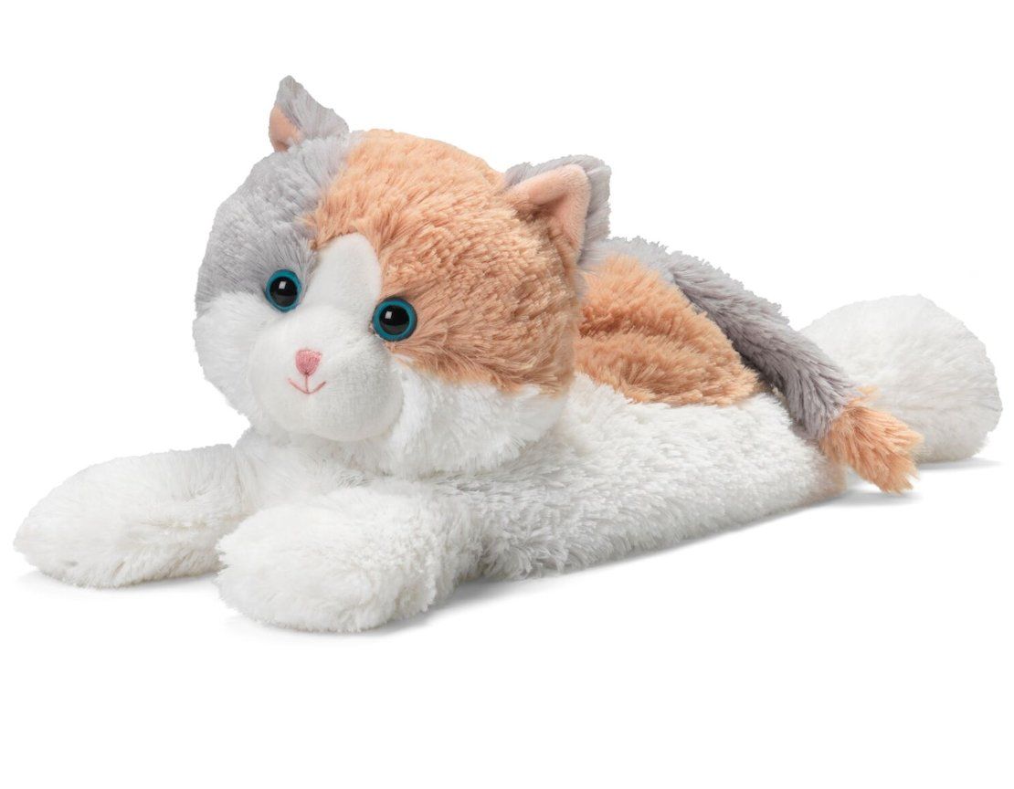 CALICO CAT - Warmies Cozy Plush Heatable Lavender Scented Stuffed Animal