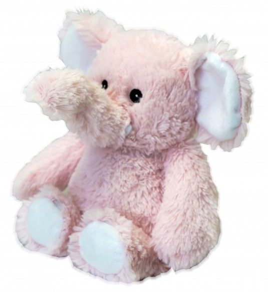 PINK ELEPHANT WARMIES Cozy Plush Heatable Lavender Scented Stuffed Animal