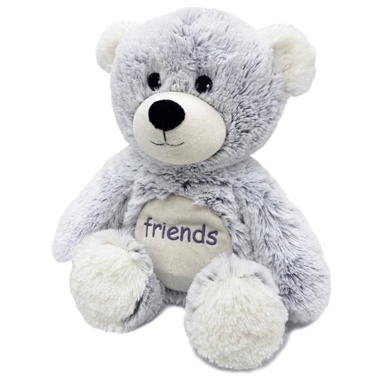 FRIEND BEAR - Warmies Cozy Plush Heatable Lavender Scented Stuffed Animal