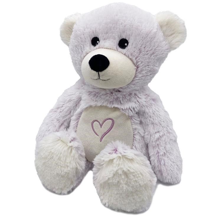LOVE BEAR - Warmies Cozy Plush Heatable Lavender Scented Stuffed Animal
