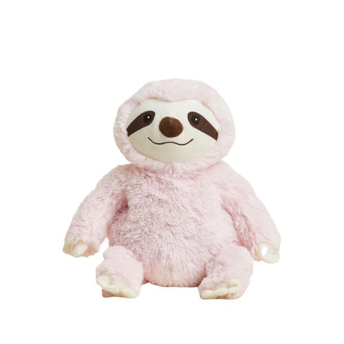 SLOTH PINK  - Warmies Cozy Plush Heatable Lavender Scented Stuffed Animal