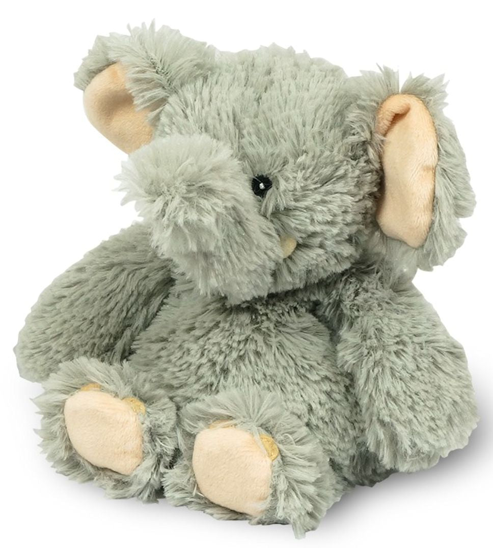 ELEPHANT GRAY - JUNIOR- WARMIES Cozy Plush Heatable Lavender Scented Stuffed Animal