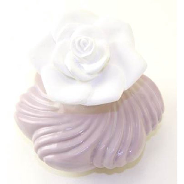 Lavender Swirl Scentier Mini Flameless Ceramic Flower Fragrance Diffuser