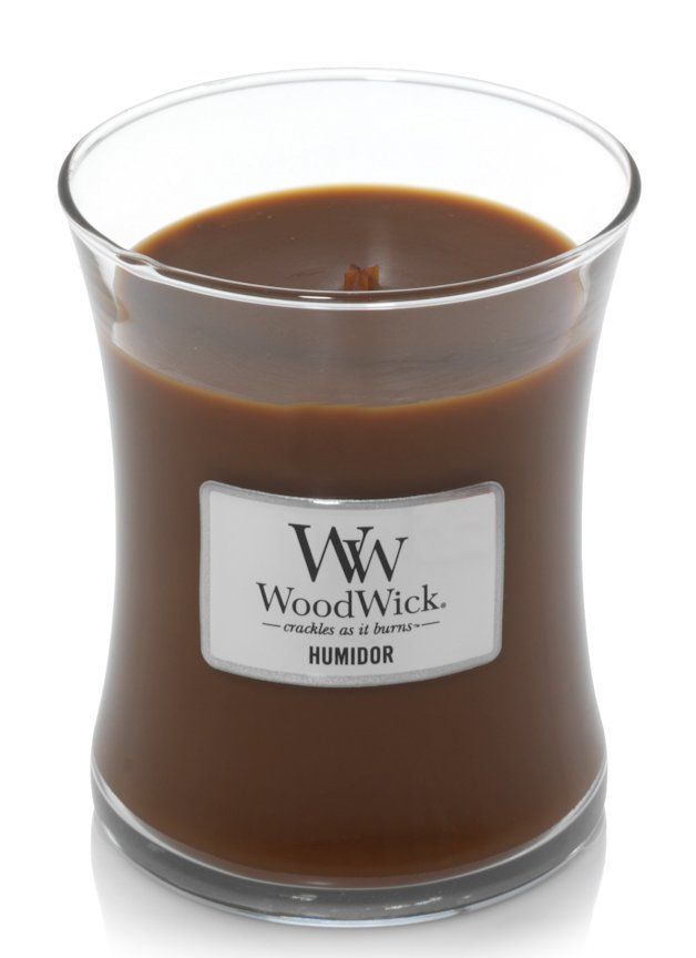 HUMIDOR - WoodWick 10oz Medium Jar Candle Burns 180 Hours