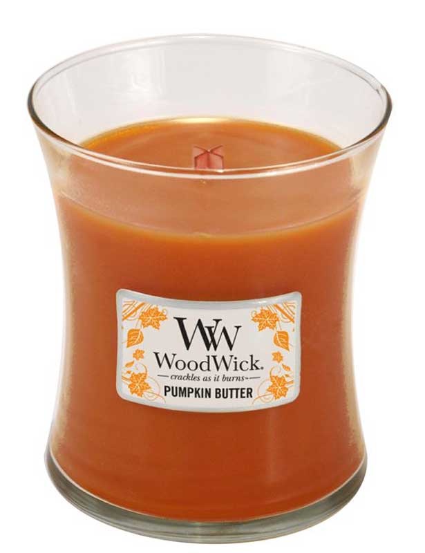Pumpkin Butter - WoodWick 10oz Medium Jar Candle Burns 100 Hours D
