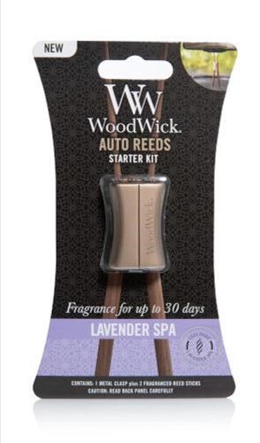 LAVENDER SAP WoodWick Auto Reed Scented Starter Kit