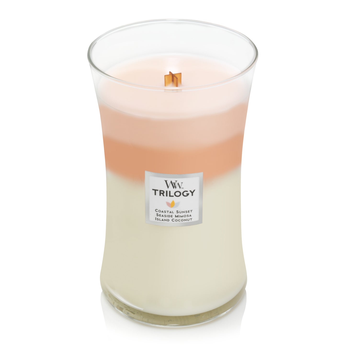 ISLAND GETAWAY WoodWick Trilogy 22 oz Scented Jar Candles - 3 in One