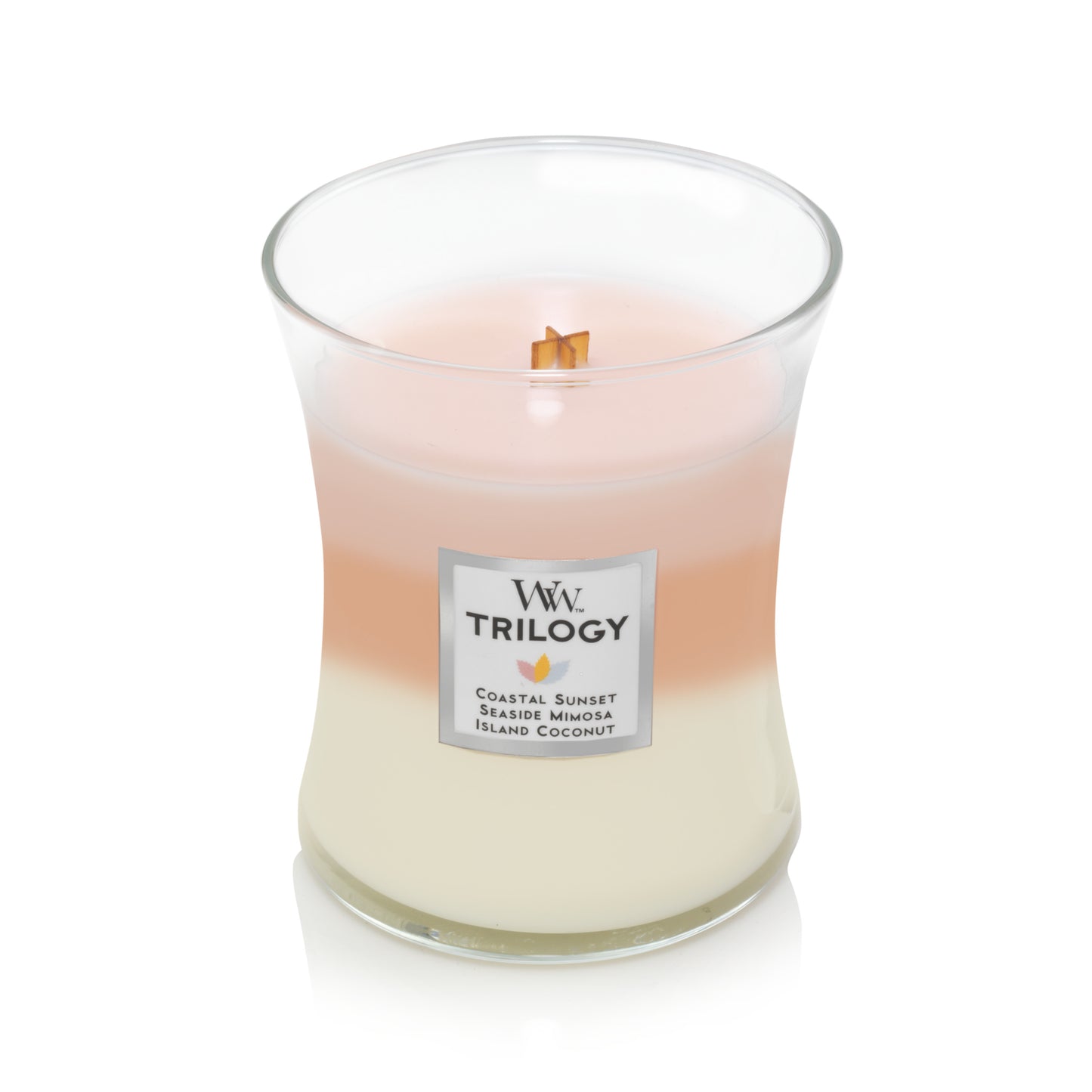 ISLAND GETAWAY WoodWick Trilogy 10 oz Scented Jar Candles - 3 in One